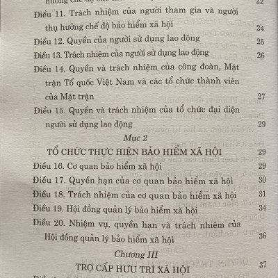 Luật Bảo Hiểm Xã Hội Năm 2024
