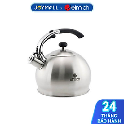 Ấm Đun Nước Inox 304 Elmich EL-3373 3L, Hàng Chính Hãng, Đun Sôi Nhanh, Dùng Được Nhiều Bếp-JoyMall