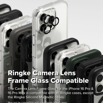 [Combo 2] Dán camera cho iPhone 16 Pro Max / iPhone 16 Pro / 16 Plus / 16 RINGKE Camera Lens Frame Glass - Hàng Chính Hãng
