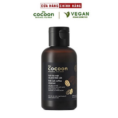 Gel rửa mặt cà phê Đắk Lắk 140ml cho làn da mềm mại, rạng rỡ thuần chay