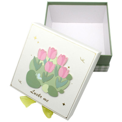 Hộp Quà Vuông Nắp Rời Size Vừa 18 x 18 cm - Zhe Jang NC06-52