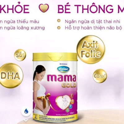 Sữa bột Vinamilk Dielac MaMa Gold hương Vani lon 400g