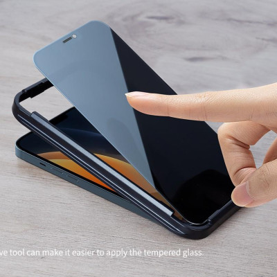 KÍNH CHỐNG NHÌN TRỘM dành cho iPhone 16 16 Plus 16 Pro 16 Pro Max 15 Pro Max 14 Pro Max 13 Pro Max 12 Pro Max hiệu Nillkin Guardian - Hàng chính hãng