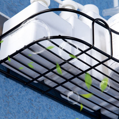 Giá Góc, Kệ Góc Treo Tường, Dán Tường Bằng Miếng Dính Cường Lực Siêu Chắc (Không Phải Khoan) Cho Nhà Tắm, Nhà Vệ Sinh, Nhà Bếp Thêm Gọn Gàng - Hàng Loại 1 Chính Hãng MINIIN - Tặng Kèm Miếng Rửa Bát Silicon