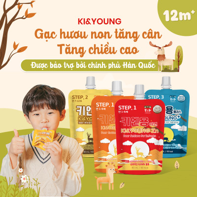 Gạc hươu non/Nước nhung hươu cao cấp Ki&Young cho trẻ từ 1 tuổi - ALADDINVINA