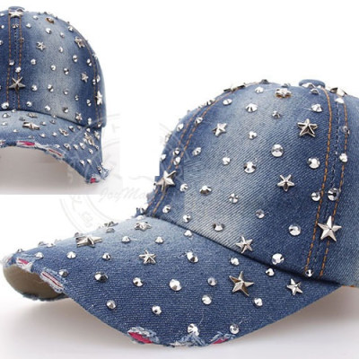 Nón kết, mũ lưỡi trai ngôi sao pha lê A110