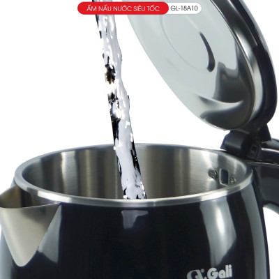 Ấm siêu tốc Gali GL-18A10 dung tích 2.2 Lít. Thiết kế 2 lớp chống nóng, giữ ấm . Hàng chính hãng, bảo hành 24 tháng