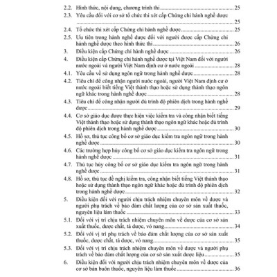 Chỉ Dẫn Áp Dụng Luật Dược sđ, bs 2024 – Những Quy Định Mới Về Hành Nghề, Kinh Doanh, Đăng Ký, Lưu Hành, Thu Hồi Thuốc, Nguyên Liệu Làm Thuốc Và Quản Lý Giá Thuốc (V2551T)