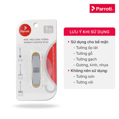 Móc Treo Cây Lau Nhà Dán Tường Đa Năng  Chịu Lực Tốt - Parroti Keeper KP02