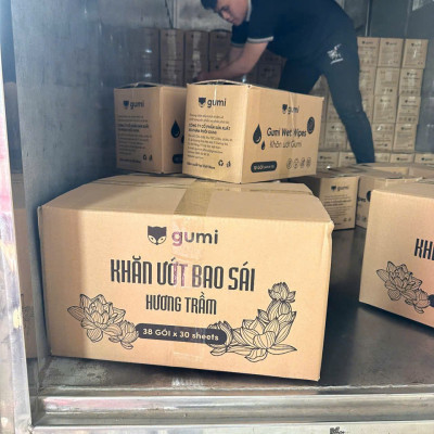 Khăn Ướt Lau Bàn Thờ Gumi - Khăn Ướt Bao Sái Hương Tràm, Kháng Khuẩn, Sạch Sẽ Tâm Linh - HÀNG CHÍNH HÃNG MINIIN