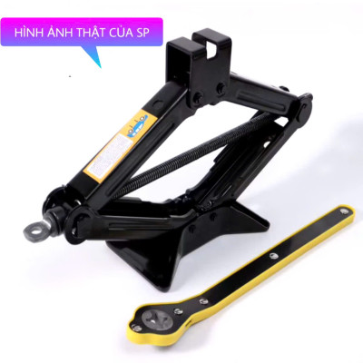 Kích Nâng Gầm 2 Tấn Kèm Cờ Lê - Thiết Kế Nhỏ Gọn, Dễ Dùng Cho Ô Tô, Xe Máy