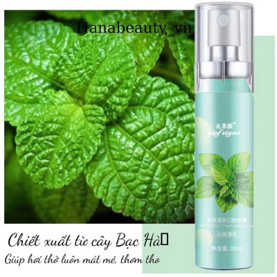 Combo 2 Lọ Xịt Thơm Miệng Thảo Dược – Khử Mùi Hôi, Diệt Khuẩn, Hương Thơm Quyến Rũ