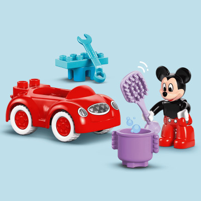 Đồ Chơi Lắp Ráp Nhà Câu Lạc Bộ Mickey Mouse Và Xe Hơi LEGO DUPLO 10454 (27 chi tiết)