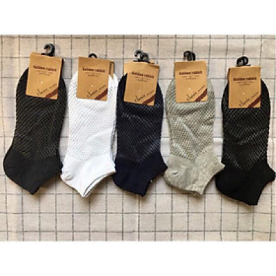 Tất Combo 10 đôi tất lưới nam thông hơi, tất nam