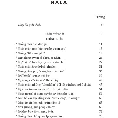 Phòng, Chống "Tự Chuyển Biến", "Tự Chuyển Hóa" (Chính Luận & Tiểu Phẩm)