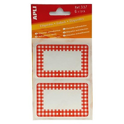 Sticker Viền Đỏ APLI - 52x78 - 337