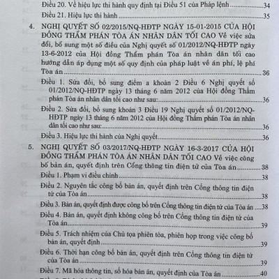 Hệ Thống Các Nghị Quyết Của Hội Đồng Thẩm Phán, Toà Án Nhân Dân Tối Cao Về Dân Sự Và Tố Tụng Dân Sự Từ Năm 1990 Đến 2023