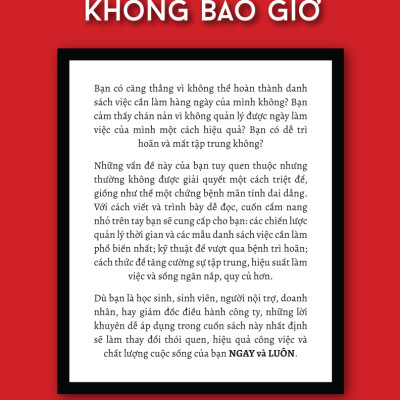 Ngay Và Luôn - Xóa Bỏ Khoảng Cách Giữa Ý Định Và Hành Động Của Bạn