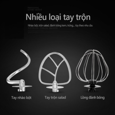 Máy trộn bột, đánh trứng cao cấp nhãn hiệu DSP KM3030 dung tích chứa 5 lít, công suất 1000W - Hàng Nhập Khẩu