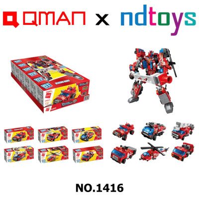 Mô hình xếp hình Robot kết hợp Trans Collector - Direct (6 TRONG 1) (lẻ ngẫu nhiên mẫu) 1416 - QMAN
