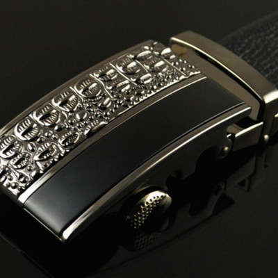 Thắt Lưng Nam Cao Cấp AT Leather P104 - Đen