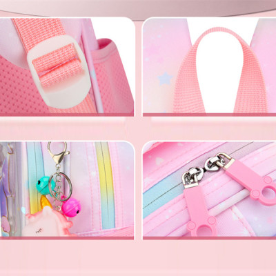 Balo kiểu dáng dễ thương cho bé gái, ,balo học sinh tiểu học siêu dễ thương HS9050A