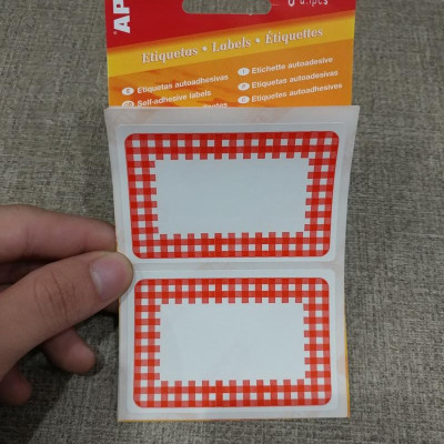 Sticker Viền Đỏ APLI - 52x78 - 337