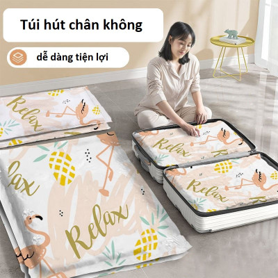 Túi hút chân không đựng quần áo, chăn gối mẫu relax