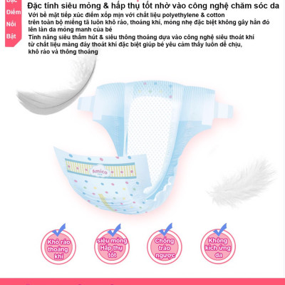 Tã dán Amico nội địa Nhật size M64+4