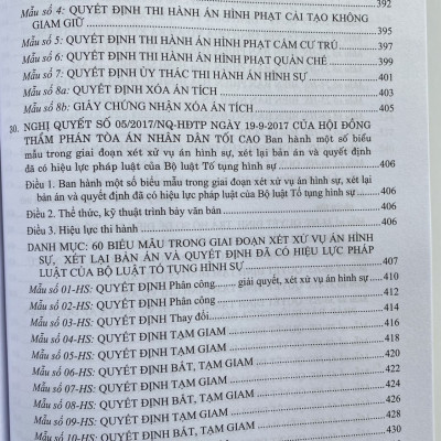 Hệ Thống Các Nghị Quyết Của Hội Đồng Thẩm Phán, TANDTC Về Hình Sự và Tố Tụng Hình Sự Từ năm 1986 đến 2023