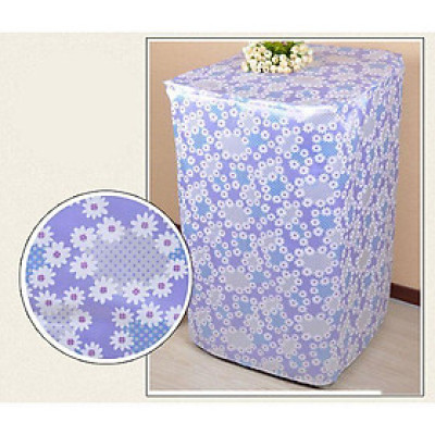 Áo Trùm Máy Giặt Cửa Trước Vải Satin 62x58x85cm Nhiều Hình (B)