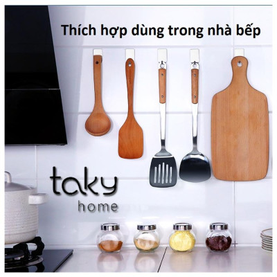Móc Dính Tường Đa Năng, Móc Inox, Móc Dán Tường Siêu Dính, Móc Giá Rẻ, Treo Đồ Đa Năng, Tiện Dụng Gia Đình, TakyHome 2001
