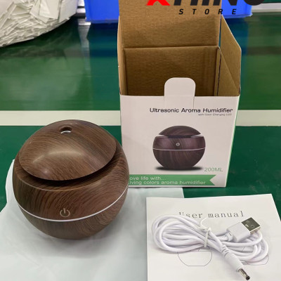 Máy phun sương tinh dầu tạo ẩm Rhino H402 hình cầu, dung tích 200ml nhiều màu - hàng chính hãng