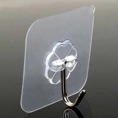 SET 5 Móc Dán Tường Trong Suốt Siêu Dính, Móc Treo Đồ Dùng Cá Nhân Nhỏ Gọn Tiện Lợi, Móc Treo Chìa Khóa, Trong Gia Đình. TakyHome 2213set5