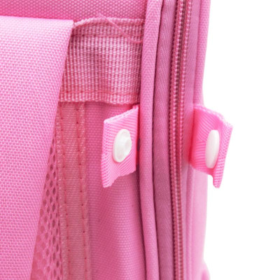 Ba Lô Bé Gái Học Sinh Chống Gù Kèm Bóp Viết - Hình Kỳ Lân - Hong Sheng 9882 - Màu Hồng