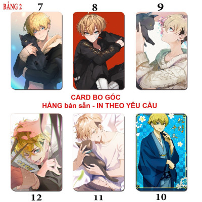 Card bo góc Chifyu Matsuno Tokyo Revenger/ Thẻ card chifuyu matsuno anime Tokyo Revenger