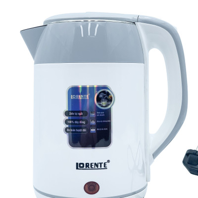 Ấm đun siêu tốc cao cấp 2.2L Lorente LT-3088 - Màu trắng - Hàng Chính Hãng