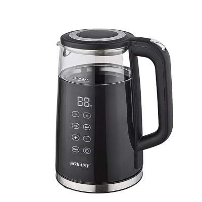 Ấm đun nước siêu tốc SOKANY SK-09050, Ấm đun nước giữ nhiệt dung tích 1.7L, hâm nước pha sữa, điều chỉnh, hiển thị nhiệt - HÀNG CHÍNH HÃNG - DELIYA