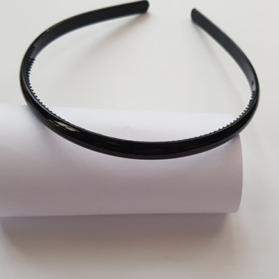 Set 3 bờm nhựa đen trơn - lượn sóng - tết bím nam nữ