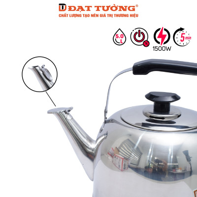 ẤM ĐIỆN ĐẾ LIỀN 4L ĐẠT TƯỜNG DTDL-09 - Hàng Chính Hãng