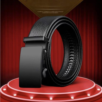 Thắt lưng nam dây da cao cấp khóa tự động - Mặt thiết kế lịch lãm TKV08