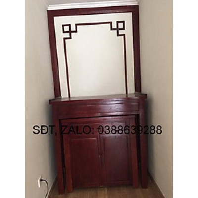 Án thờ gỗ nhãn và cúng cơm gỗ mít giá thật