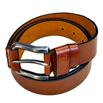 Thắt Lưng Nam Da Bò Thật TiTi ĐÔ Bản Lớn Da 1 Lớp Đầu Khóa Kim TLNA2028