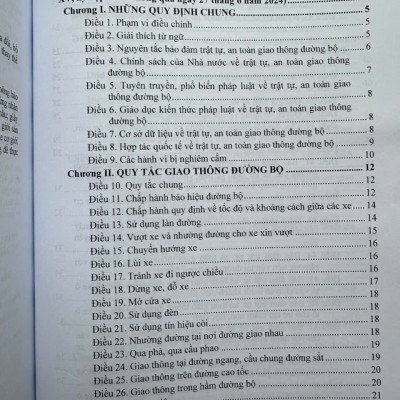 Sách Luật Trật Tự, An Toàn Giao Thông Đường Bộ - Hệ thống Văn Bản Quy Định Chi Tiết Thi Hành - V2555T