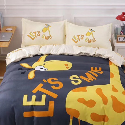 Bộ drap và vỏ chăn cotton Classic Kid VCK2021 ( 4 món )