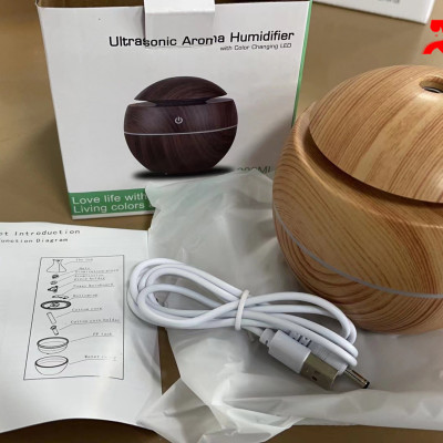 Máy phun sương tinh dầu tạo ẩm Rhino H402 hình cầu, dung tích 200ml nhiều màu - hàng chính hãng