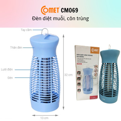 Đèn Diệt Muỗi Comet CM069 6W - Hàng Chính Hãng