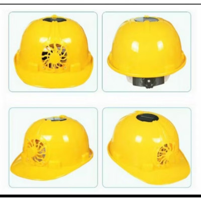 MŨ BẢO HỘ LAO ĐỘNG ĐỘI ĐẦU CÓ QUẠT GIÓ LÀM MÁT TRỰC TIẾP NĂNG LƯỢNG BẢO VỆ AN TOÀN CHO MỌI NGƯỜI