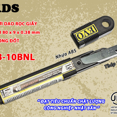 LƯỠI DAO KHÔNG ĐỐT 9mm KDS SB-10BNL