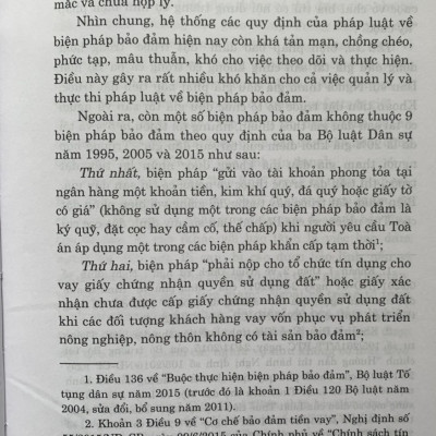 9 Biện Pháp Bảo Đảm Nghĩa Vụ Hợp Đồng (Quy Định, Thực Tế Và Thiết Kế Giao Dịch Theo Bộ Luật Dân Sự Hiện Hành) - (Tái bản lần thứ 3, có sửa chữa, bổ sung)